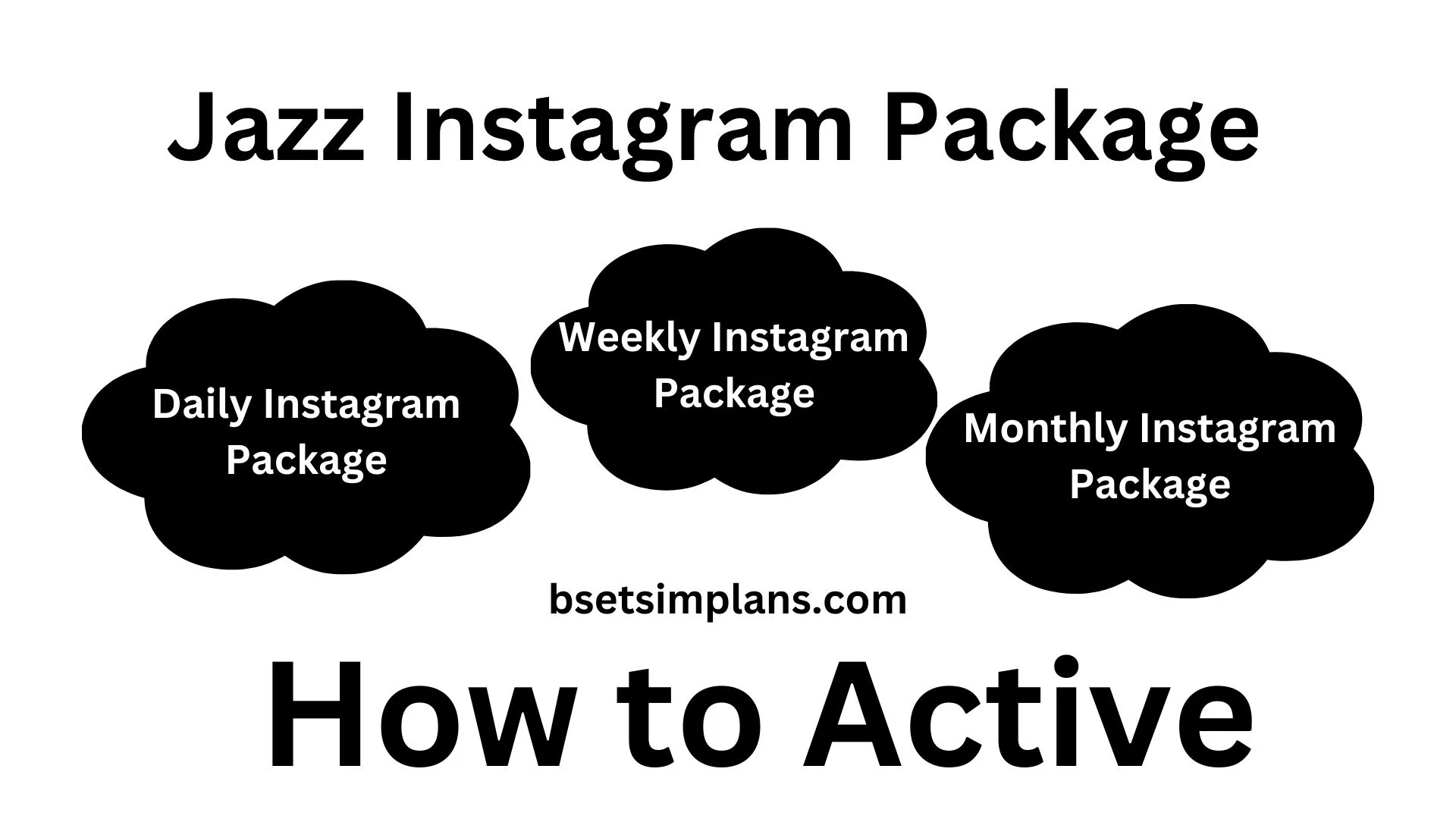 Jazz Instagram Package 2024 Daily Weekly and Monthly