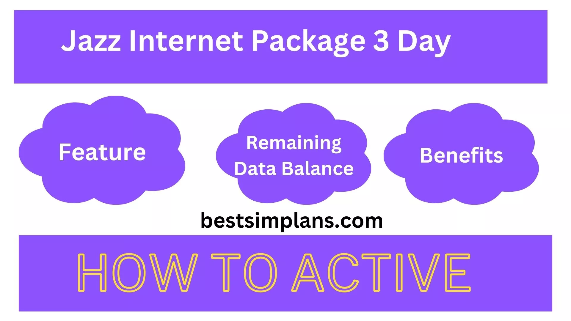 Jazz Internet Package 3 Day