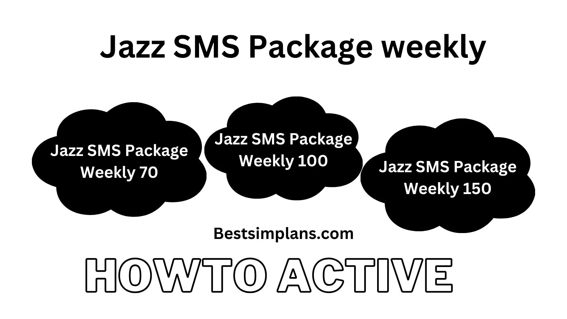 Jazz SMS Package Weekly 10 Rupees