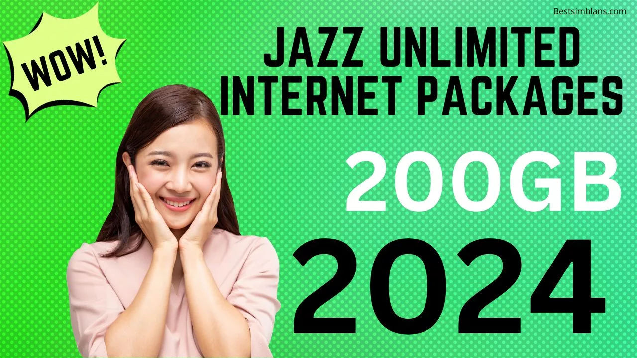 Jazz Unlimited Internet Packages 2024