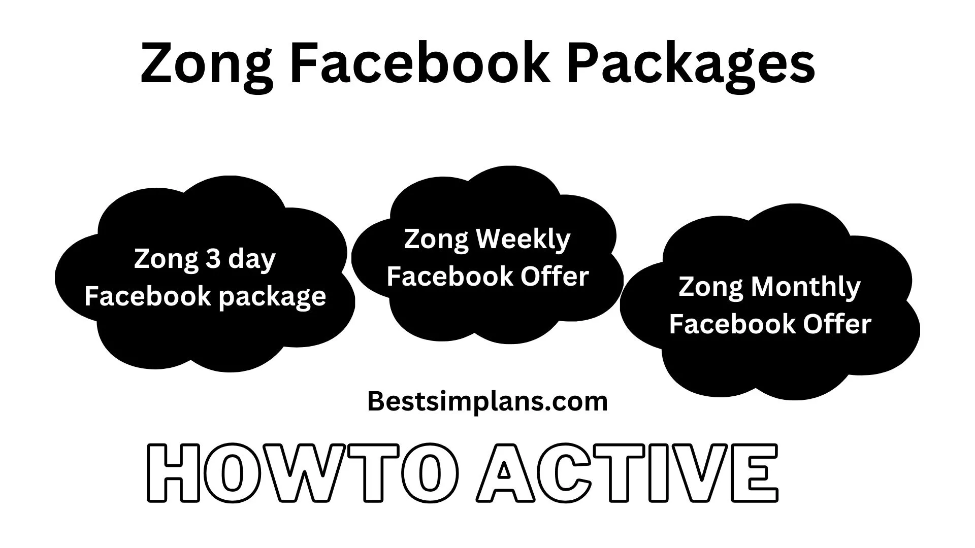 Zong Facebook Package monthly code Daily  weekly and Monthly
