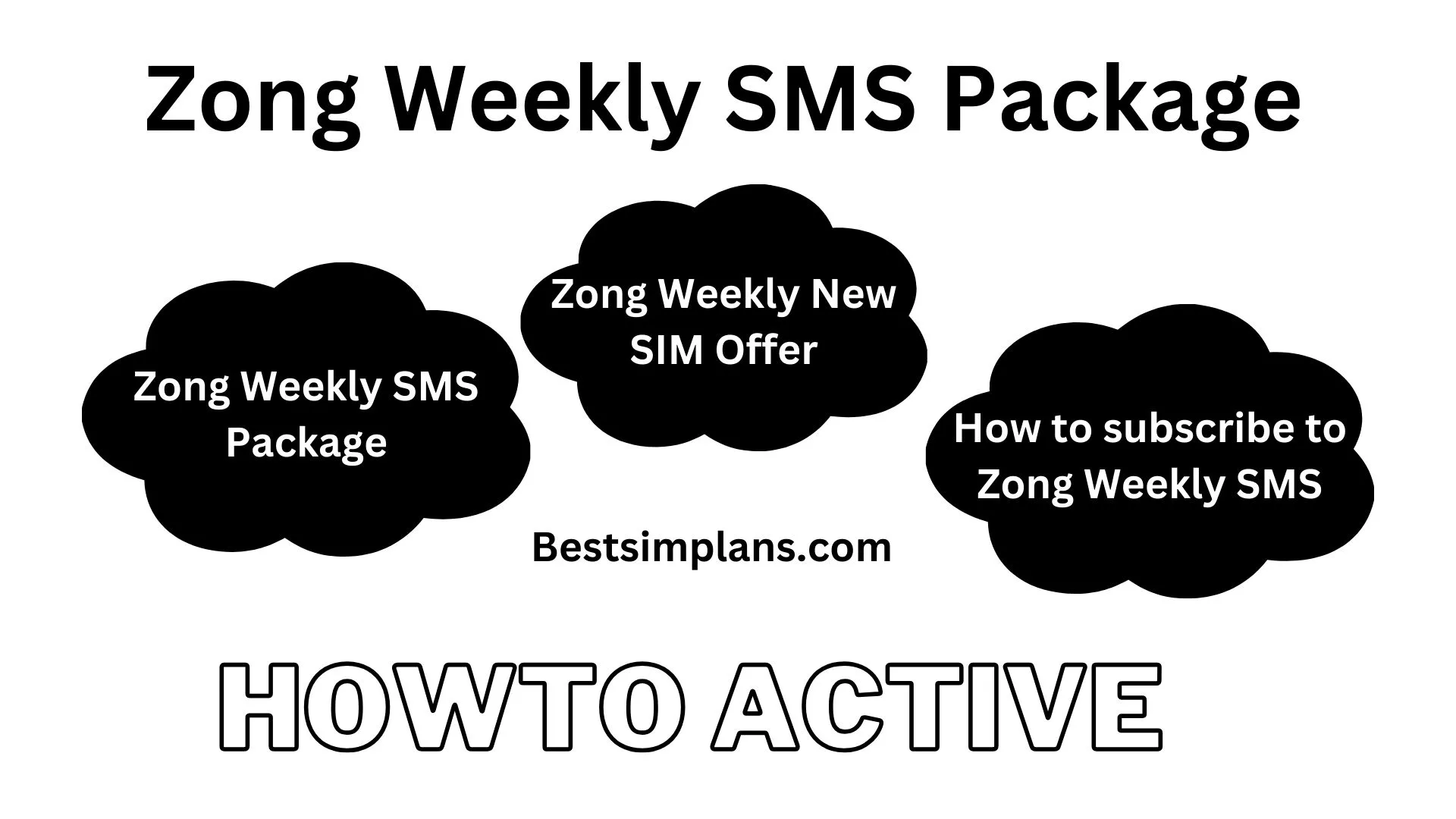 Zong Weekly SMS Packages