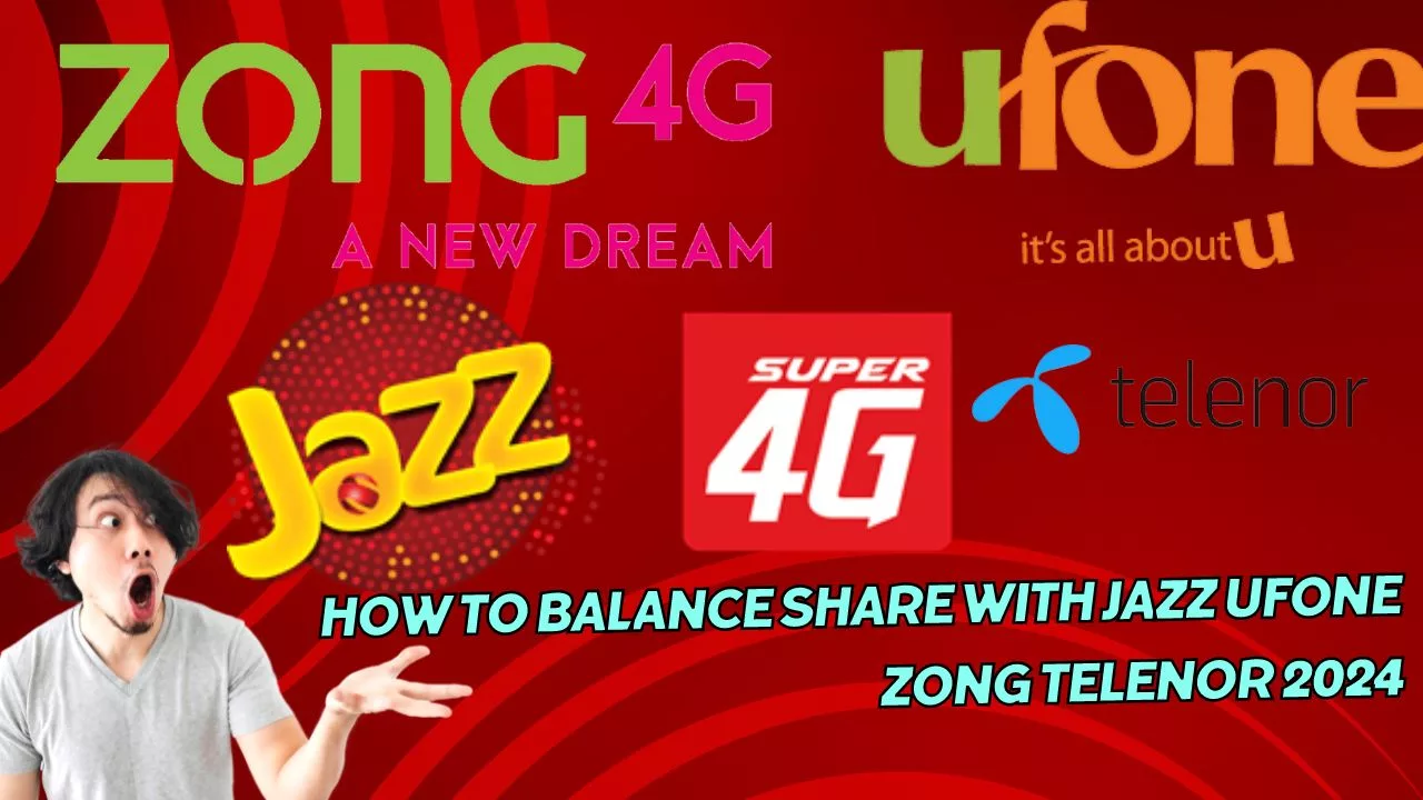 How to Balance Share With JAZZ UFONE ZONG Telenor 2024