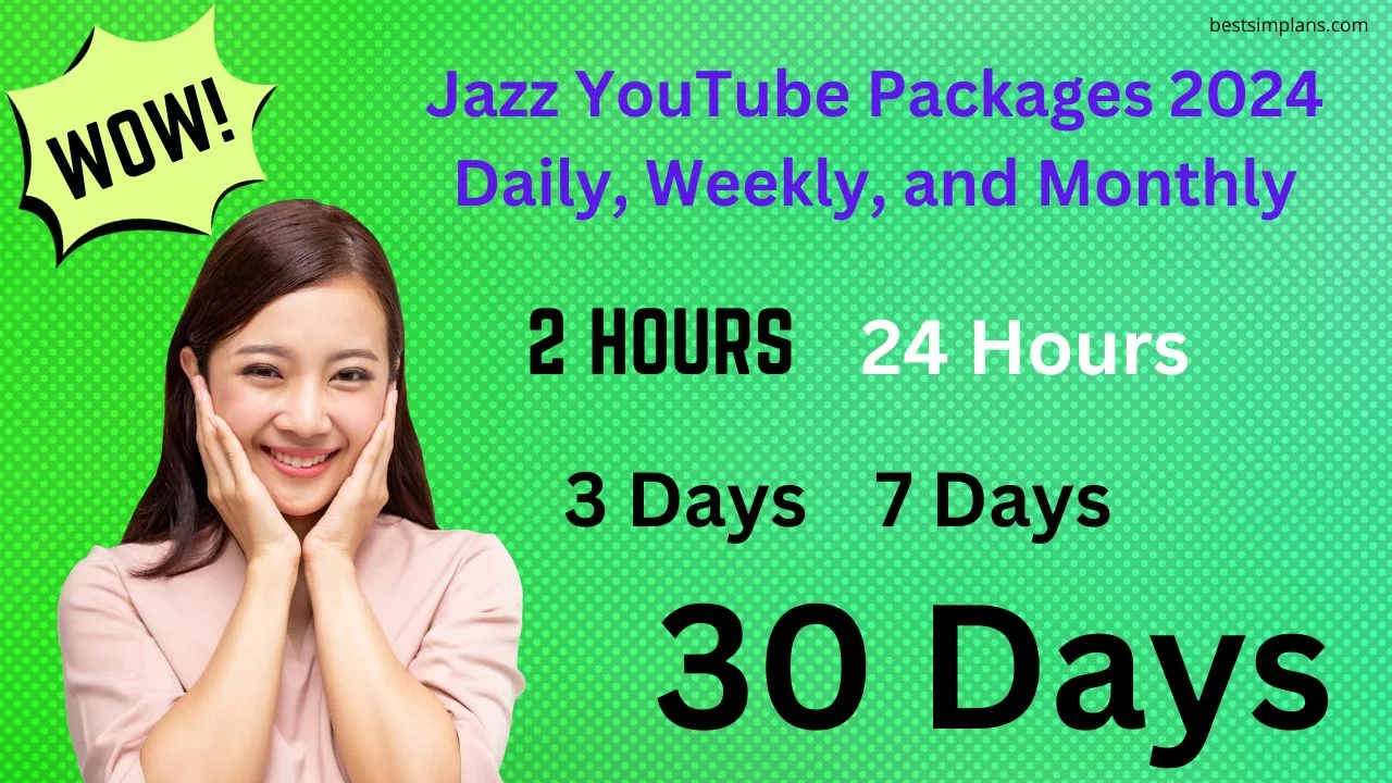 Jazz YouTube Packages 2024 Daily, Weekly, and Monthly