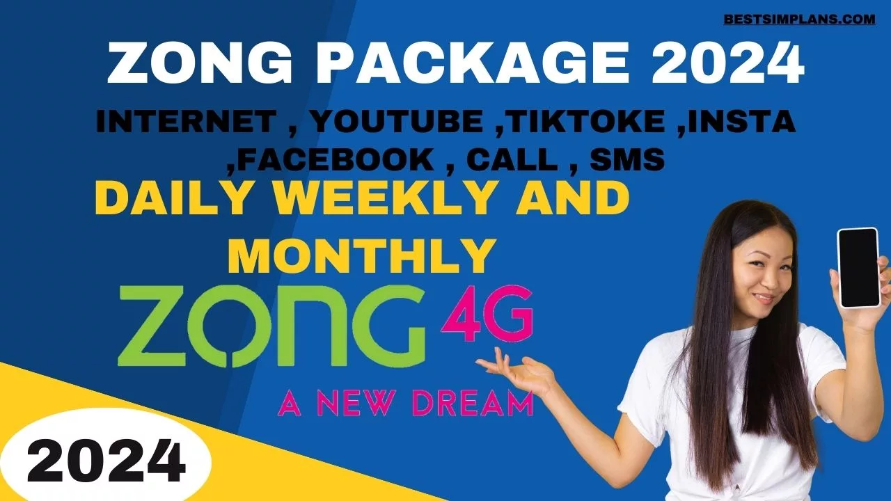 Zong Packages 2024 Internet, Social, Call & SMS